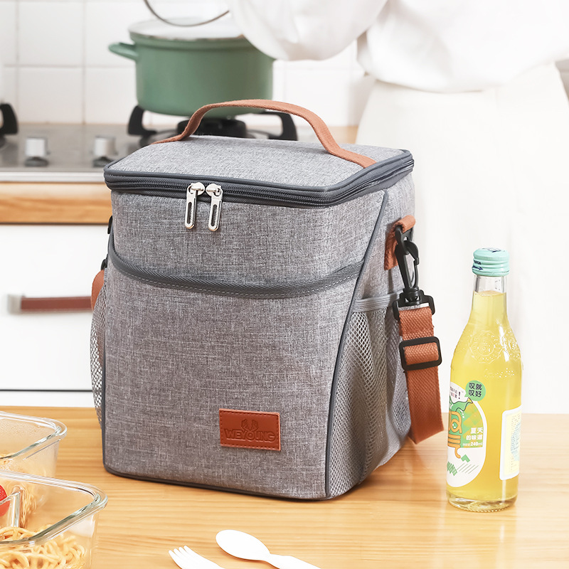2023年新款大容量保溫便當包 10L學生午餐帶飯包保冷午餐飯盒袋