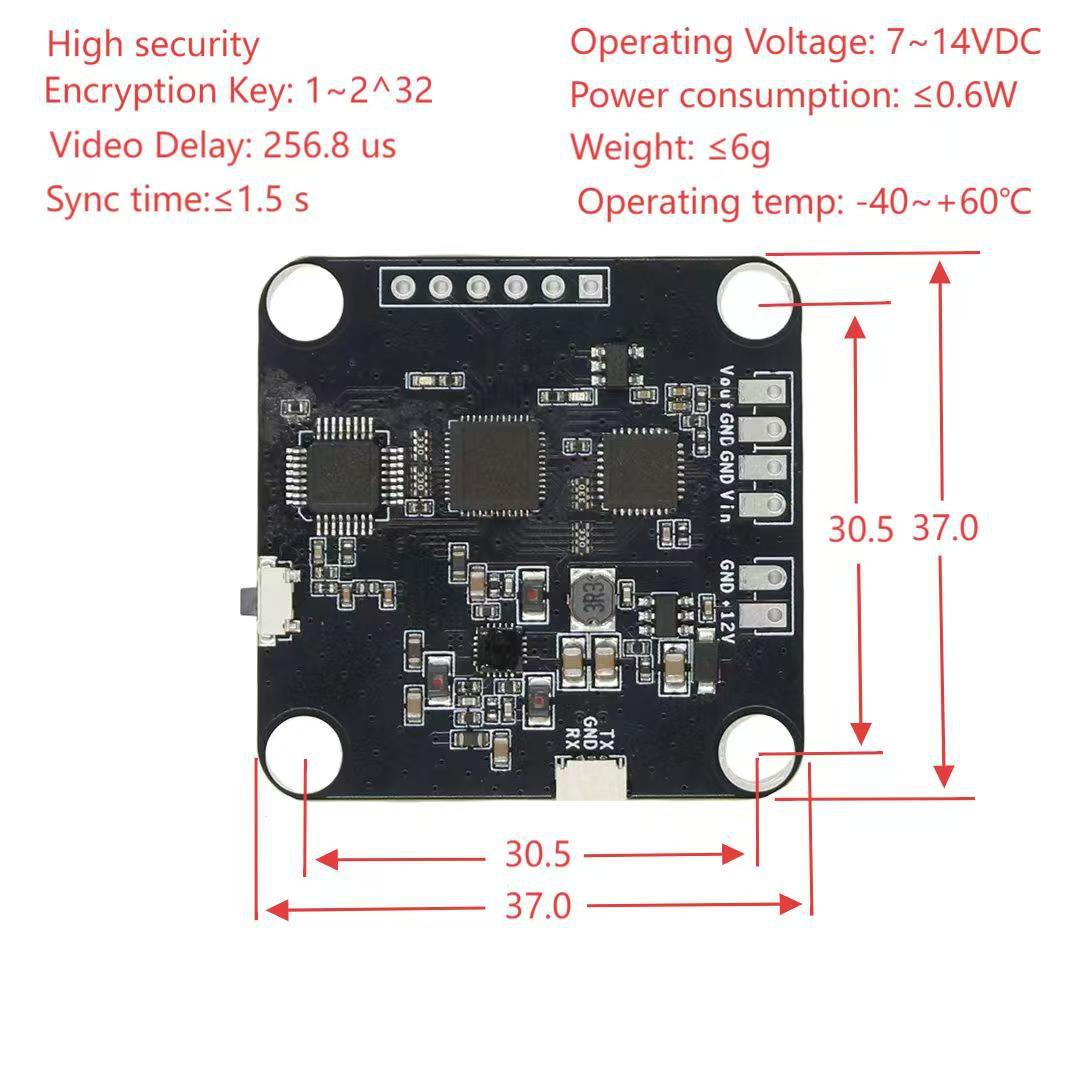 FPV Video scrambler  Video Tx Encryption and Rx Decryption