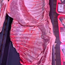 新鲜羊排新鲜带皮去皮羊排整根羔羊排整条清真原切羊排肋排商用