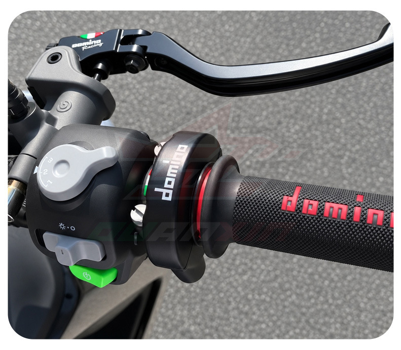 Suitable for Motorcycle Universal Throttle Modification Parts, Large-Displacement Throttle Domino Handlebar Dual-Line Throttle Mount