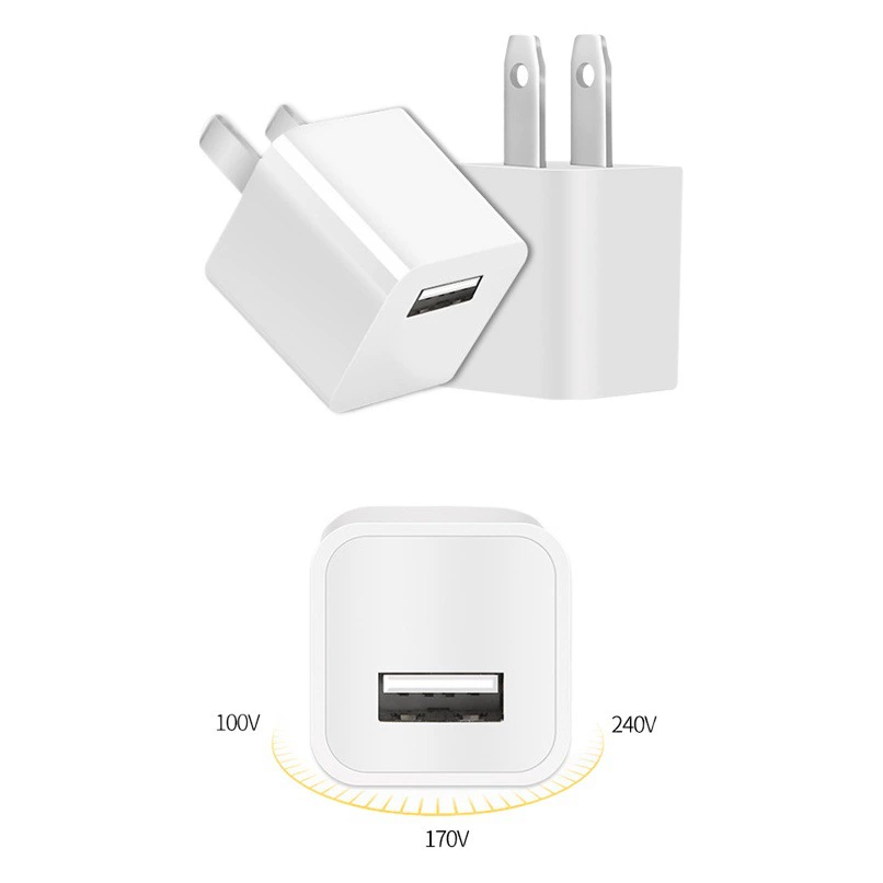 Зарядное устройство для мобильного телефона Apple Android адаптер для зарядки мобильного телефона 5V1A одиночный USB небольшой бытовой прибор зарядное устройство