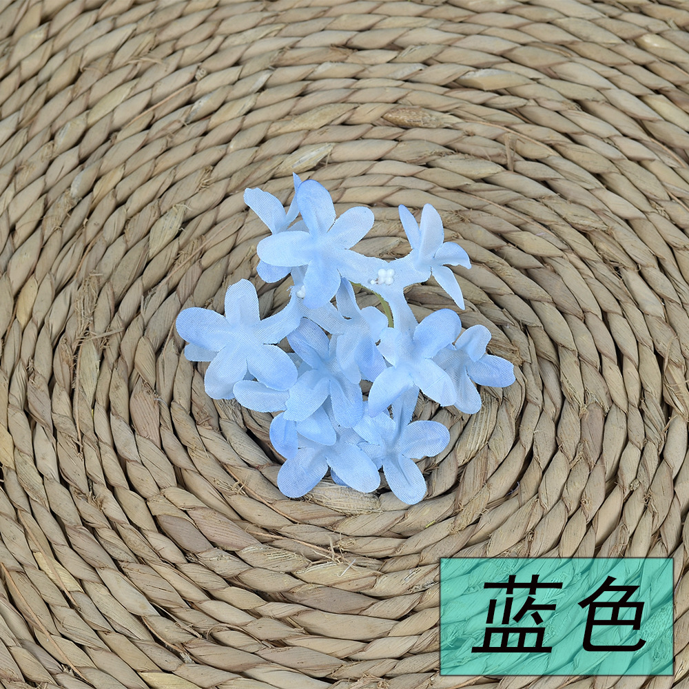 블루 크로스 벚꽃 머리