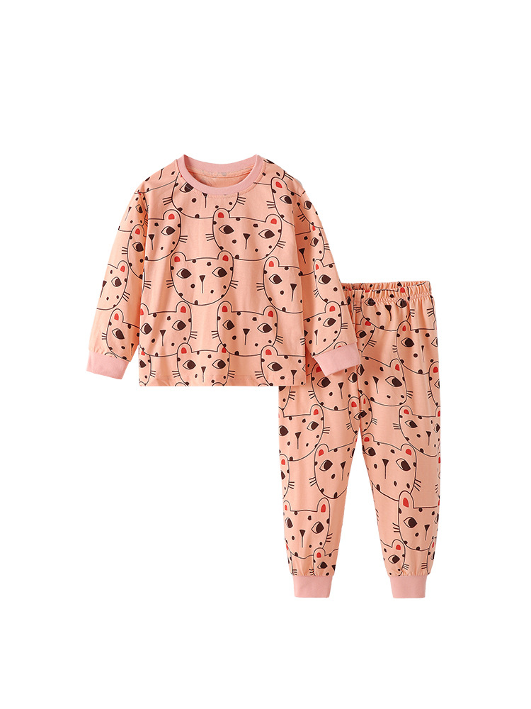 Malwee niñas transfronterizas de otoño y invierno nuevos niños europeos y medianos cuello redondo mangas largas pantalones de cintura elástica