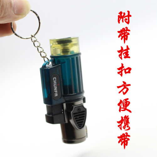 609-3 three-way inflatable lighter, creative small metal spray gun, creative, personalized welding gun, durable for barbecue