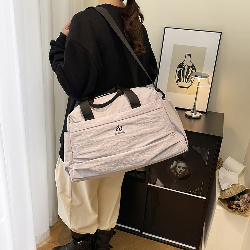 Cross-Border Fashion Travel Bag, Large-Capacity Yoga Fitness Bag, Dry and Wet Separation, Outing Luggage Bag, Short-Distance Travel Bag