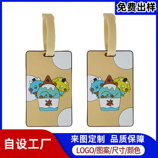 Manufacturer Customized Pvc Soft Plastic Luggage Tag Customized Embossed Stereo Luggage Tag Silicone Boarding Pass Customized