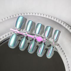 【皎瓏】電鍍光療穿戴甲爆閃氣質夏季新款顯白預製甲成品甲片批發