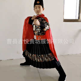 锦衣卫飞鱼服明制男童古装小男孩武士侠客汉服舞台装角色扮演