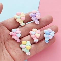 Multicolor cute balloon diy cream glue homemade mobile phone case headdress bracelet hairpin jewelry resin accessories wholesale