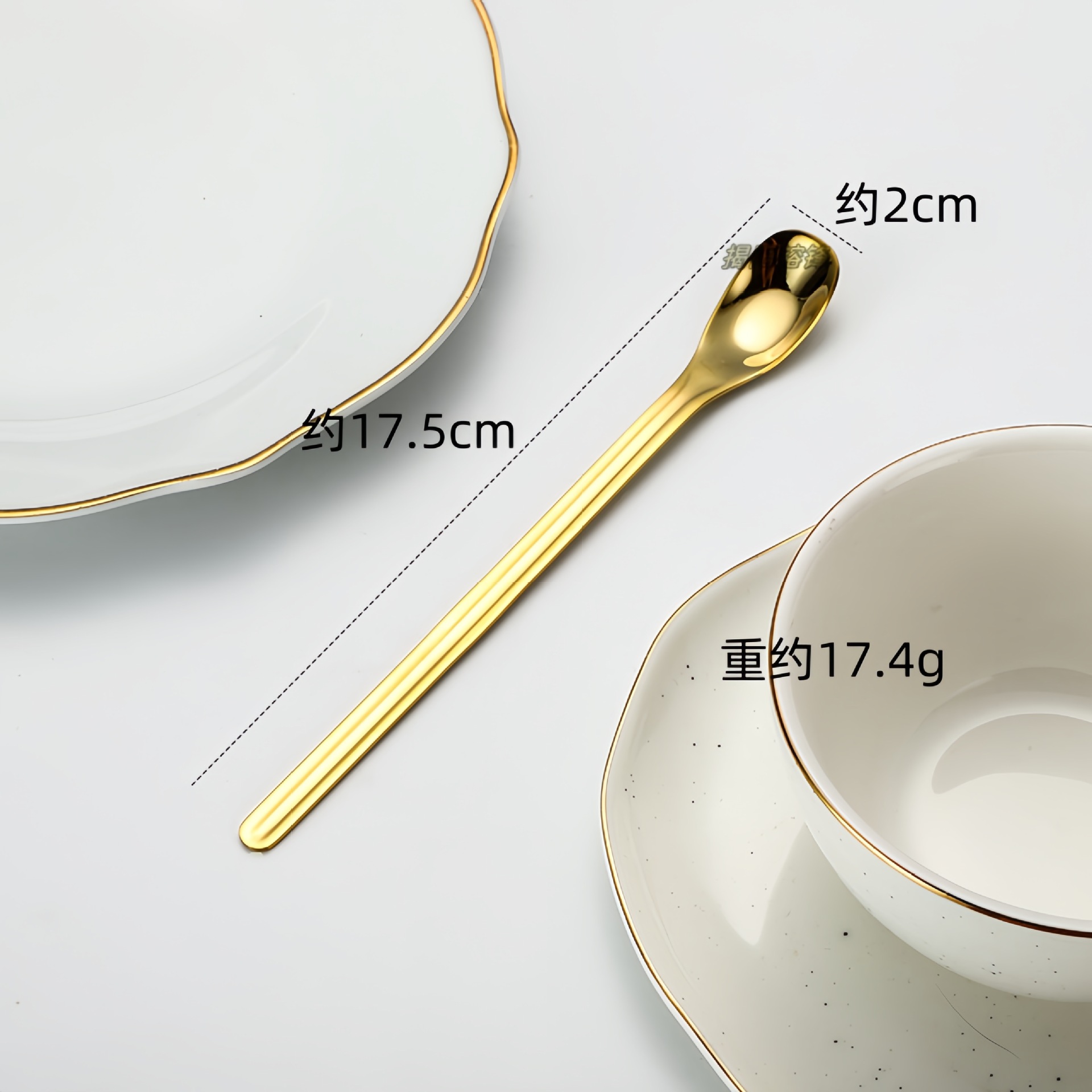 304 Stainless Steel Ingot Ice Wholesale Creative Small Seasoning Coffee Dessert Honey Stirring Spoon_voghion.com