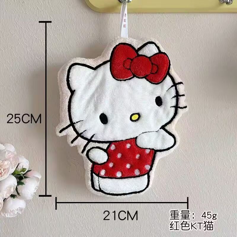アニメの新しい台所でタオルを拭くのがかわいい浴室の家庭用吸水タオルを厚くして、毛を落とさない雑巾代発|undefined