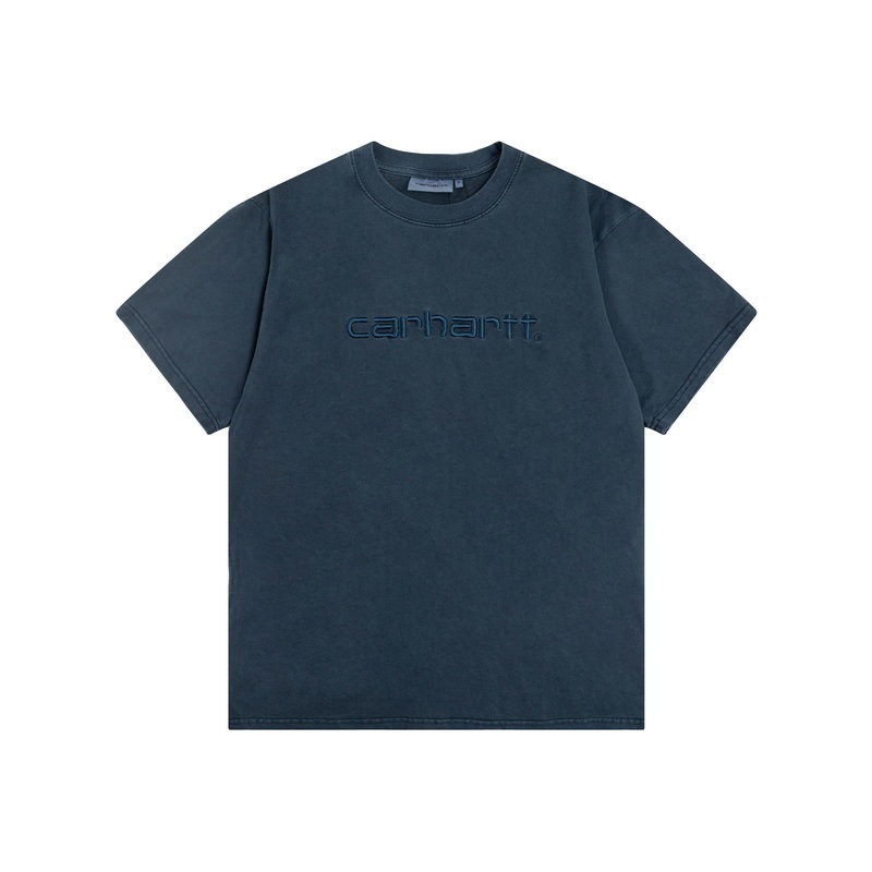 Carharttカハートk87小標純色工装ポケット半袖男女潮牌ゆるい丸首カップルtシャツ|undefined