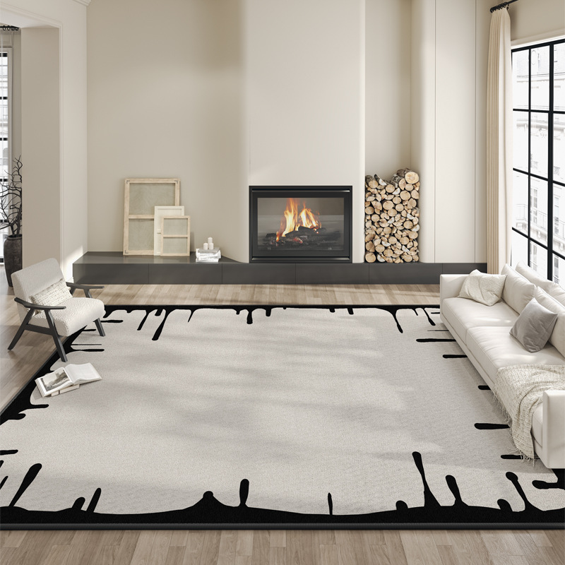 Elegant, luxe-style crystal velvet carpet—fully covering rooms, easy to care for, non-slip, and perfect for keeping floors cool in summer while retaining warmth during colder months.