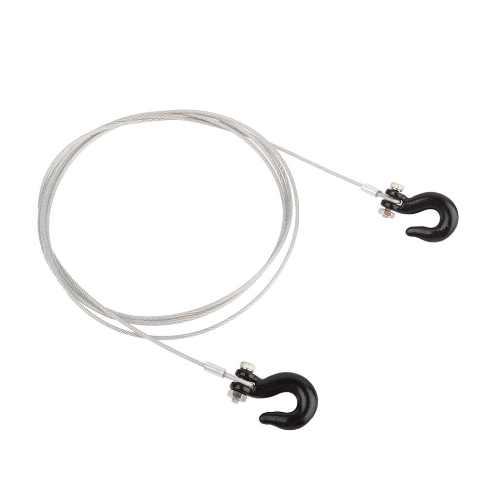 RC modelo coche universal simulación humor metal piezas decorativas rescate gancho cadena gancho cuerda gancho cabrestante gancho remolque