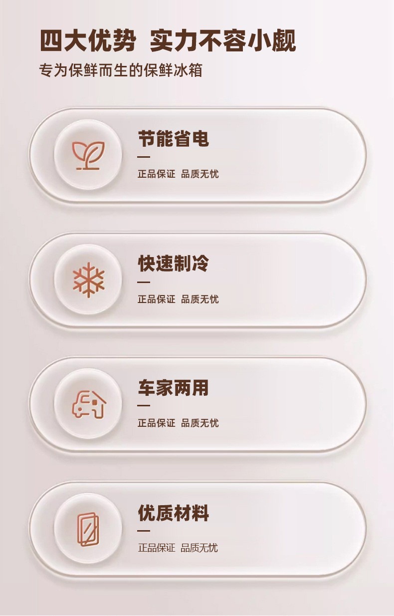 Car Beauty Mini Refrigerator Car Home Dual-use Refrigerator with Light and Mirror Multi-functional Mini Incubator