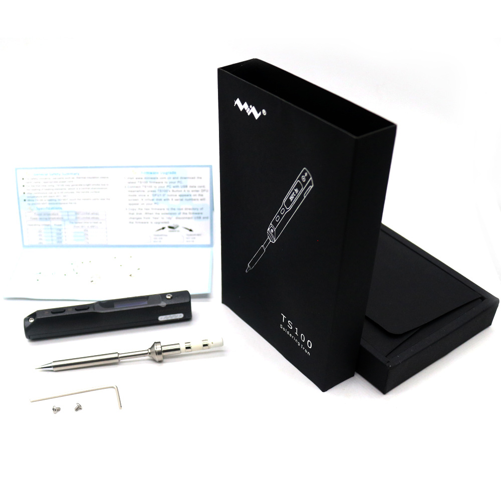 迷你电烙铁TS100 40W 电焊台 12V19V24V直流供电 便携烙铁|ms