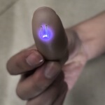 高压 电弧 点火器 充电 拇指套 手指 电子火花 疯狂燃烧 魔术道具