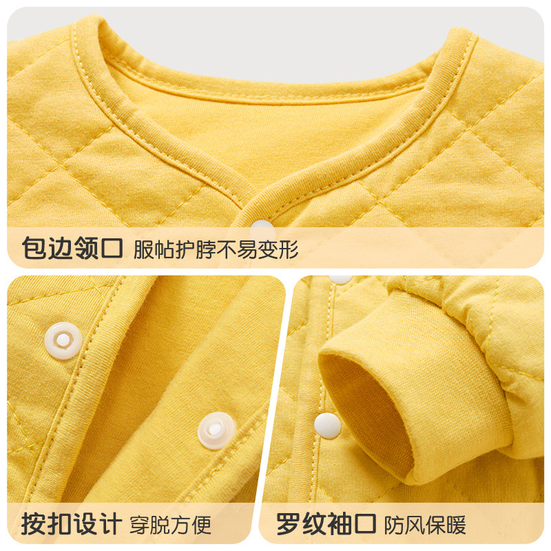 Capa de algodón para bebés otoño y invierno para niños, chaqueta de algodón caliente para niños y niñas, chaqueta de algodón para bebés de invierno gruesa