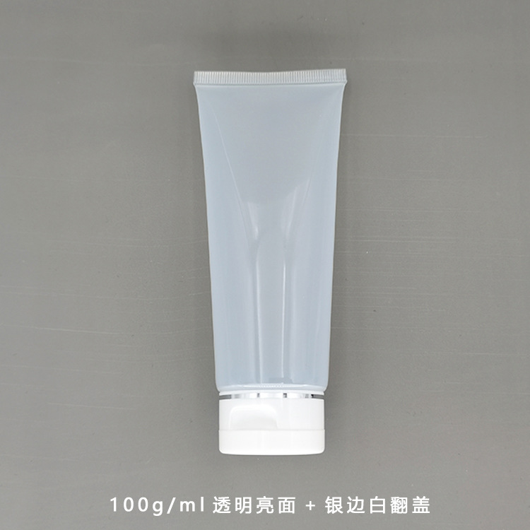Botella vacía de 100g 100ml para productos de cuidado de la piel, cosméticos, tubo transparente para gel, esencia, loción, subenvasado, en stock.