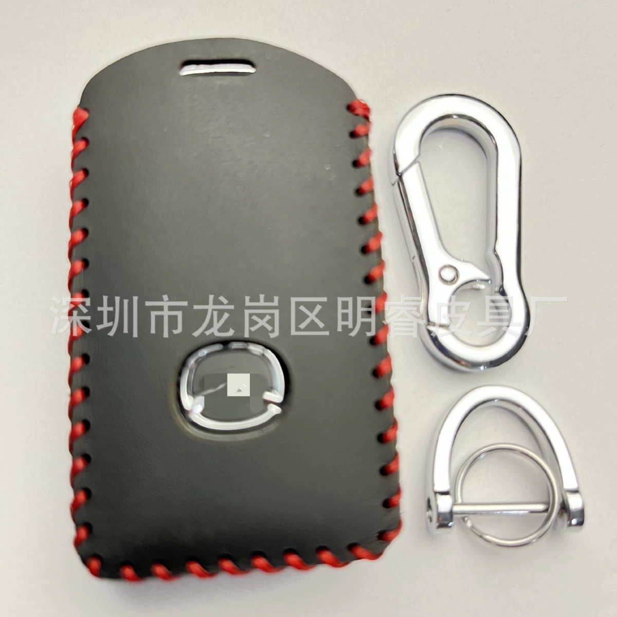 Чехол для ключа Mazda (3 кнопки), для Axela, CX4, нового поколения Atenza, из высококачественной натуральной кожи, чехол для автомобильного ключа.