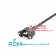 IEEE 1394a火线适配器转6针主板插座，面板安装带螺钉