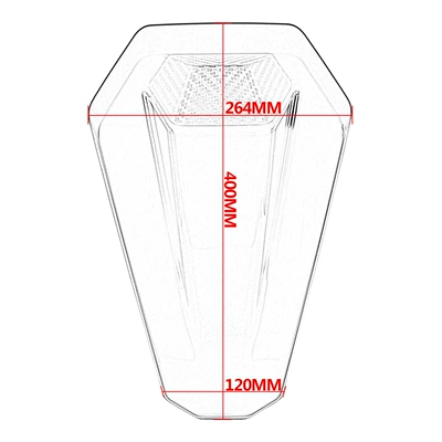 Motorcycle cushion – Cover Rear Hump Cushion