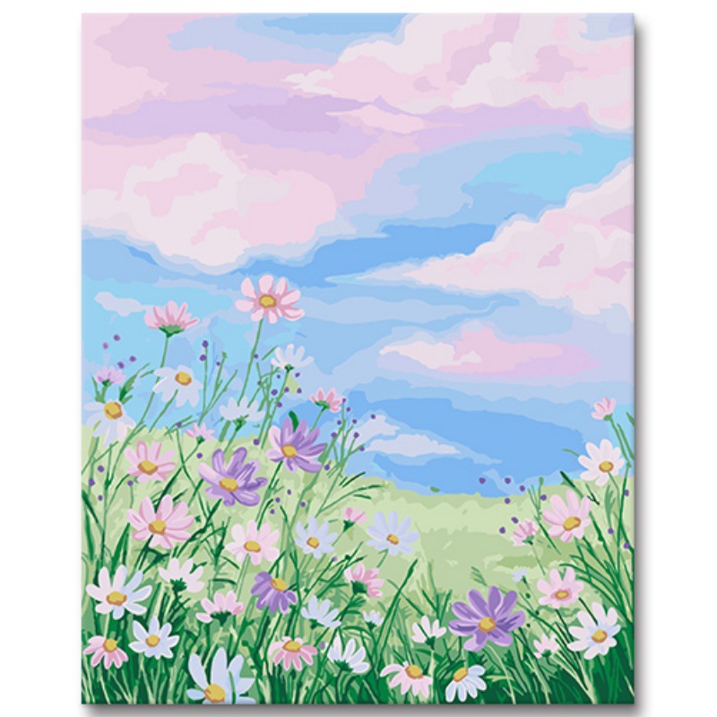 Processing and Customization DIY Simple Digital Oil Painting 40*50 Frameless Handmade Decorative Painting Various Series Oil Painting Hanging Paintings