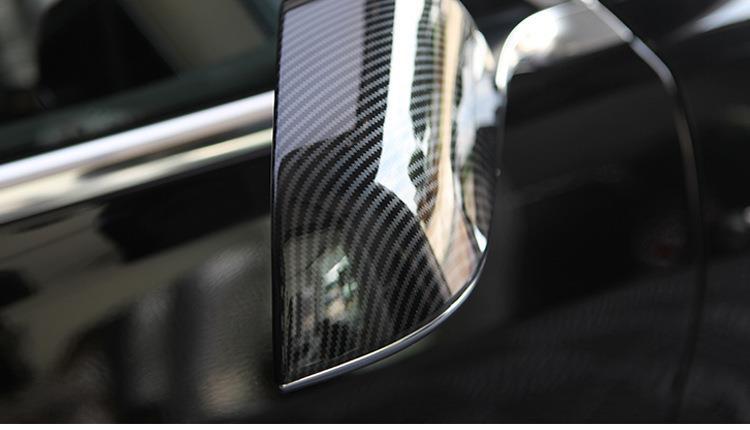Suitable for 17-21 Tesla Model 3 Y Rearview Mirror Cover Replacement Reversing Mirror Cover Decoration Modification Protection