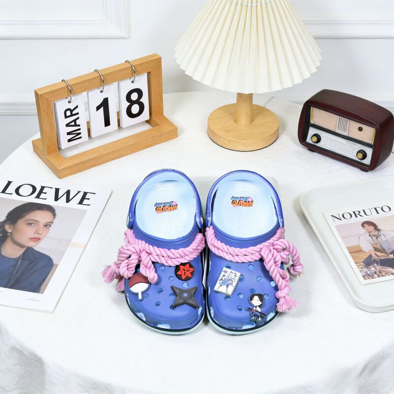 2026 Naruto Clog Shoes Summer Breathable Unisex Trendy Strap-On Versatile Cartoon Non-Slip Beach Sandals 2026 Naruto Clog Shoes Summer Breathable Unisex Trendy Strap-On Versatile Cartoon Non-Slip Beach Sandals