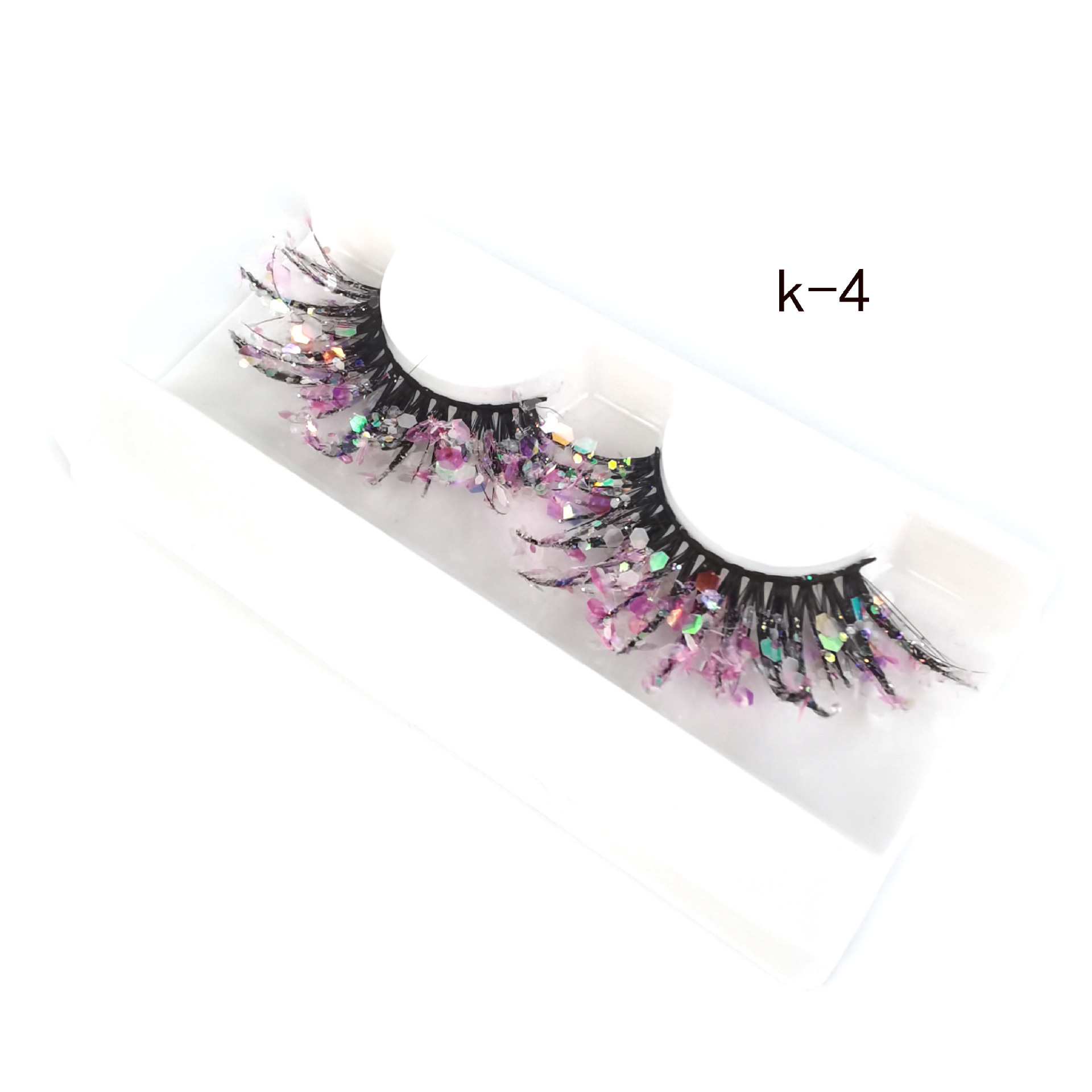 25mm color luminoso 3D pestañas postizas maquillaje natural etapa maquillaje brillo lentejuelas diamante grueso exagerado pestañas europeas y americanas