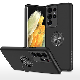 Cross-Border Suitable for Samsung S25 Ultra Magnetic Stand Anti-Fall Mobile Phone Case A53 Hidden God Ring Protective Cover