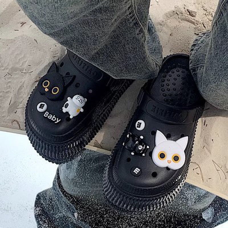 2288 흑백고양이 눈을 가늘게 뜨고 8종세트 [블랙]