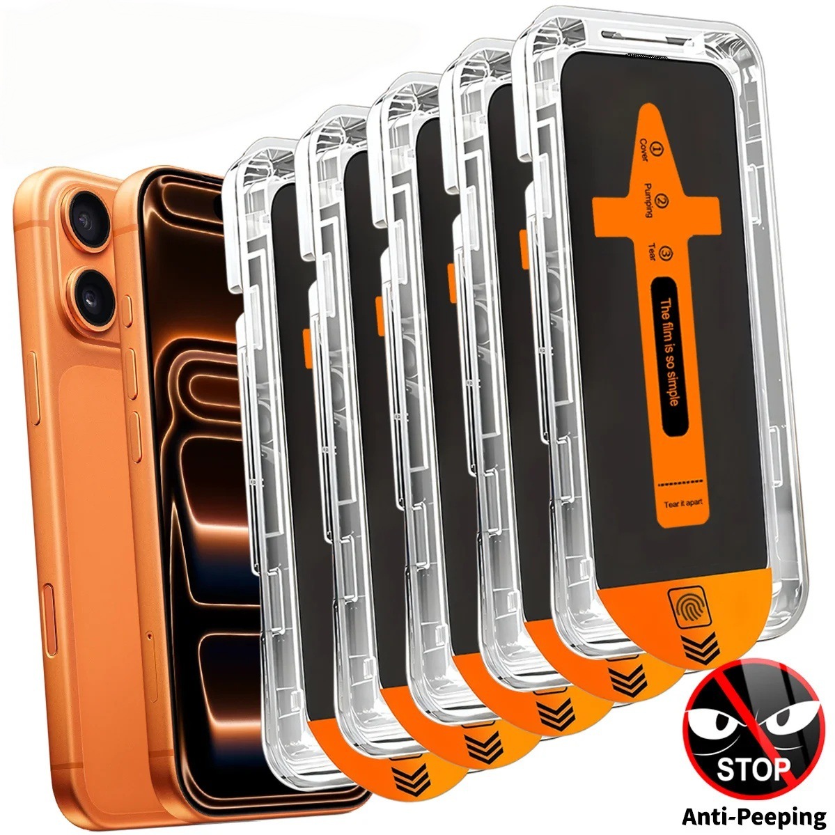Apple iPhone 18 Temperli Cam Ekran Koruyucu - iPhone 18 Pro Uyumlu, Yüksek Kalite, KK9 Tam Ekran Koruma, Parmak İzi Önleyici Premium Film
