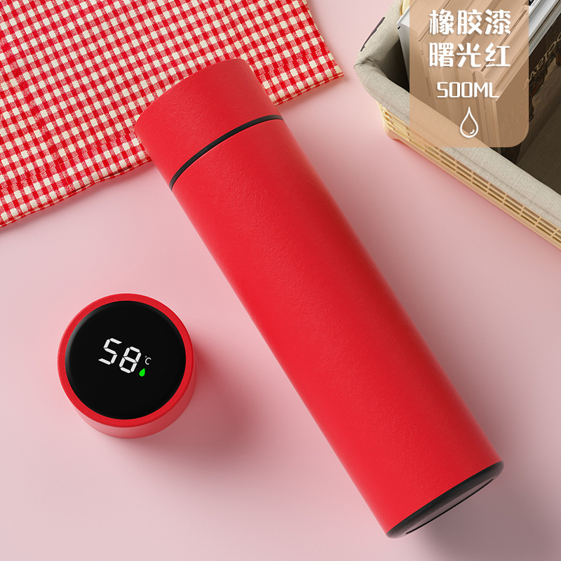 Taza recta de negocios Taza termo de separación de agua de té inteligente Desarrollado LOGO Taza de agua de regalo conmemorativa Taza de té de oficina al por mayor