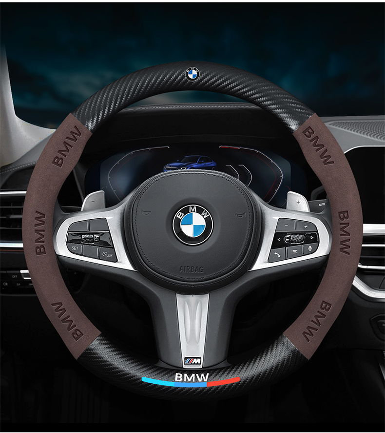 Suitable for BMW steering wheel cover 5 series 3 series 1 series 2 series 4 series 6 series X1X2X3X4X5X6X7 four seasons car
