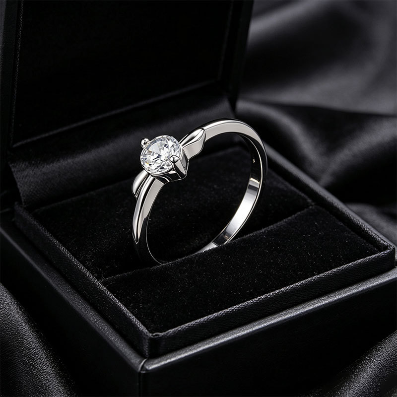Xuping lujoso diseño ligero anillo de diamante de aleación de apertura de alta calidad anillo de moda personalidad anillo de novia