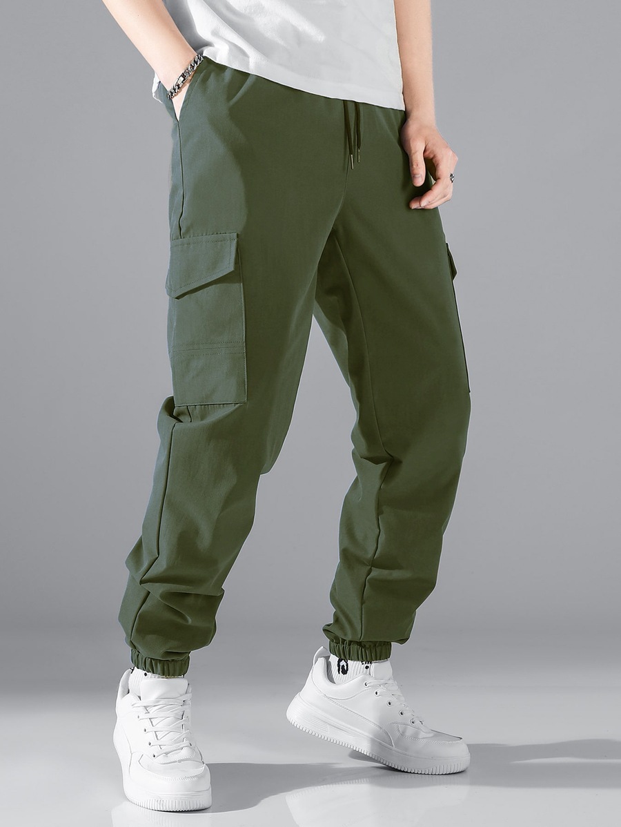 New workwear pants, high street casual multi pocket leggings, men's_voghion.com