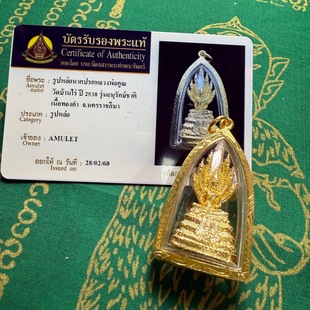 Thai Brand Luang Pho Qing Seven Dragon Buddhas Thai Buddhist Pendant with Card, Supports Dropshipping