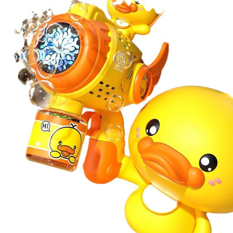 B.Duck, автоматическая машина для мыльных пузырей, мультяшная игрушка, пистолет для мыльных пузырей, полностью автоматический, подарок на день рождения