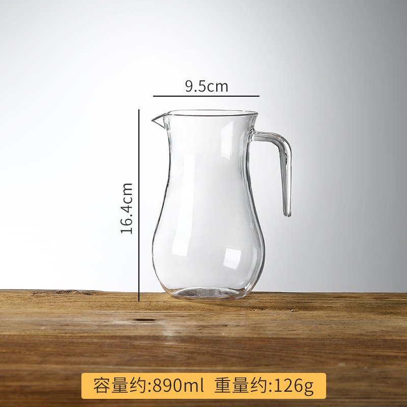 손잡이가 있는 빅 벨리 와인 디스펜서 890ml