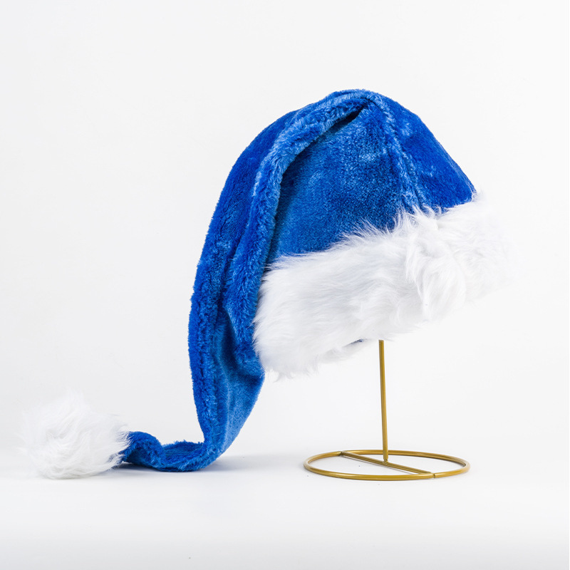 クロスボーダー クリスマスハット DIY カスタム 75cm ロング プラッシュ 多色 高級 大人用 クリスマスハット クリスマスデコレーション|undefined