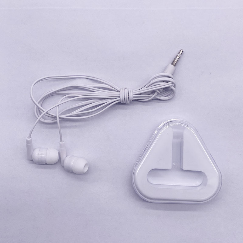 Triangular Crystal Box Wired Headphones Mp3 Headphones for Listening to Music Triangular Crystal Box One-Time Gift