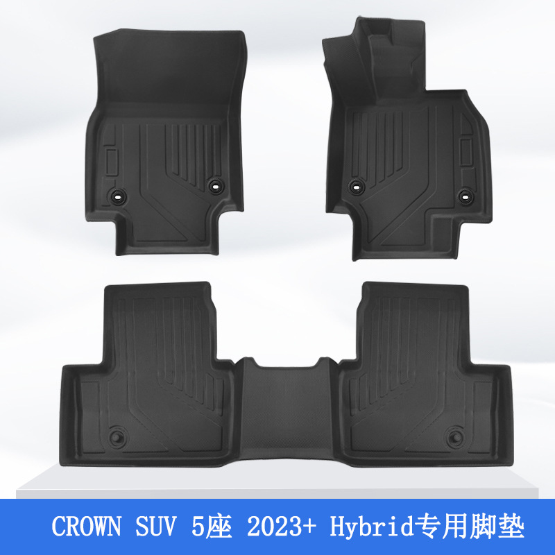 Aplicable a Japón 2023 + modelo TOYOTA CORONA SUV 3D todo el tiempo material XPE almohadilla de pie de automóvil