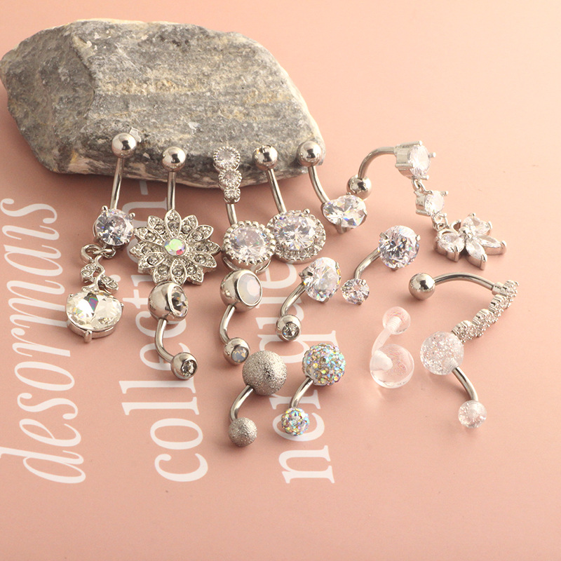 Labret piercing jewelry detail image