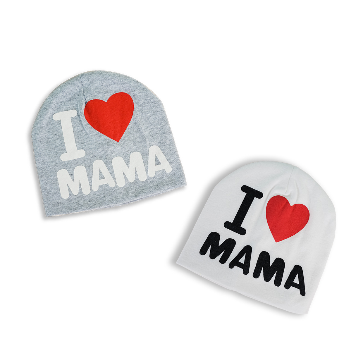 70g Weight Cotton Material Letter Pattern Unisex Gender Korean Style Style Grey, White Color Fashion Children's Letters Cotton Hat Wholesale Nihaojewelry 2