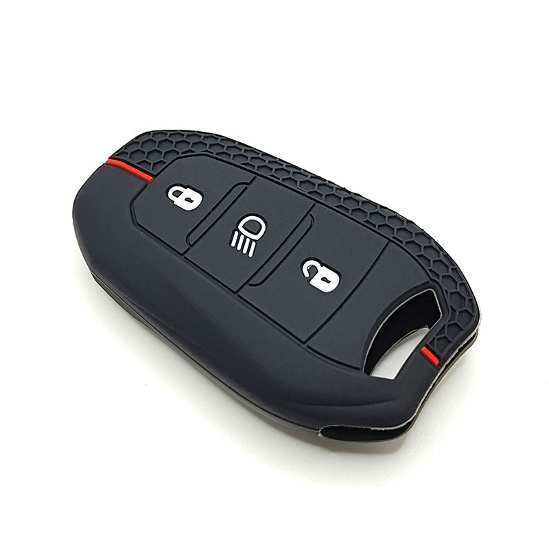 Подходит для Dongfeng Peugeot 408, комплект чехлов для автоключей, Citroen Versailles C5 X C4 Sega, силиконовый шестигранный комплект для пульта