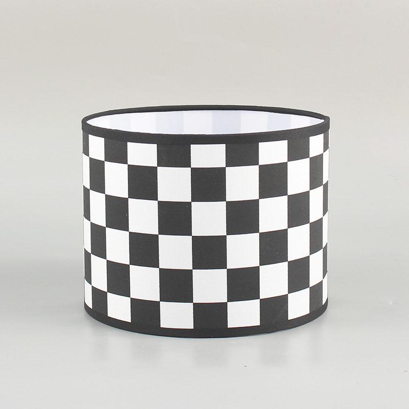 Plaid pantalla plana-blanco y negro-200/170
