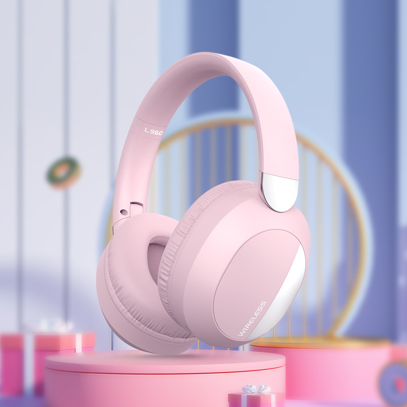 プライベートマスク新しい折りたたみヘッドマウント Bluetooth ヘッドセットワイヤレス 5.3 ノイズリダクションゲーム低遅延 Bluetooth ヘッドセット L960|undefined
