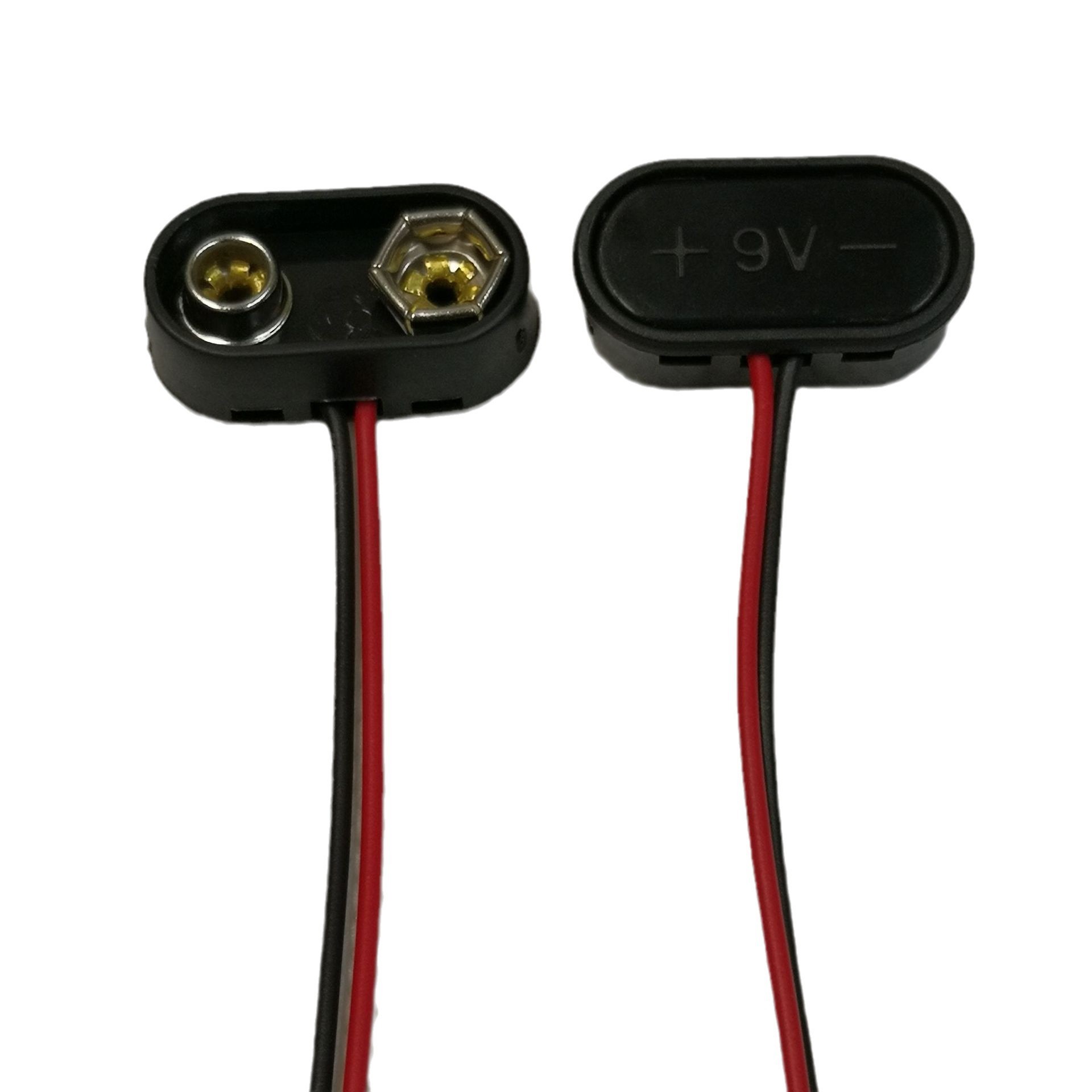 电池扣9V电池硬扣保护型电池扣 船型电池扣 电池线9V连接器