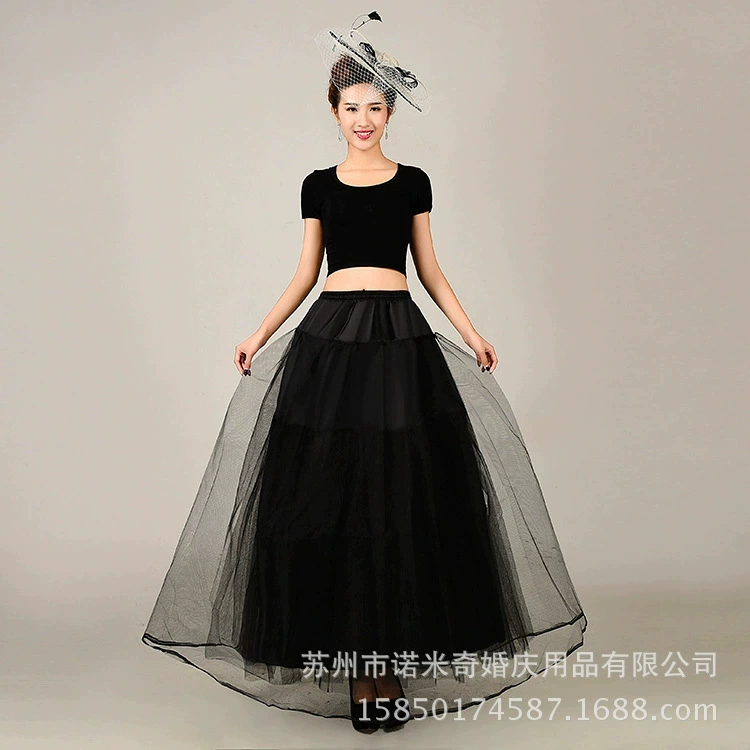 Поставка фабрики Свадебная юбка для новобрачных трехслойная жесткая чистая мягкая Расчалка БЕСКОСТНОЕ свадебное платье